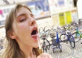 Мелоди Маркс любит исследовать секс с японскими мужчинами в Киото